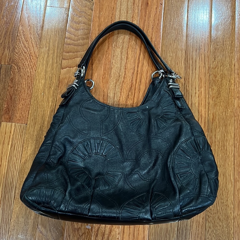 COACH Madison Maggie Embellished Leather Handbag #16504 RARE